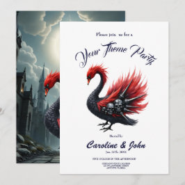 Crimson Cathedral Swan. Inbjudningar