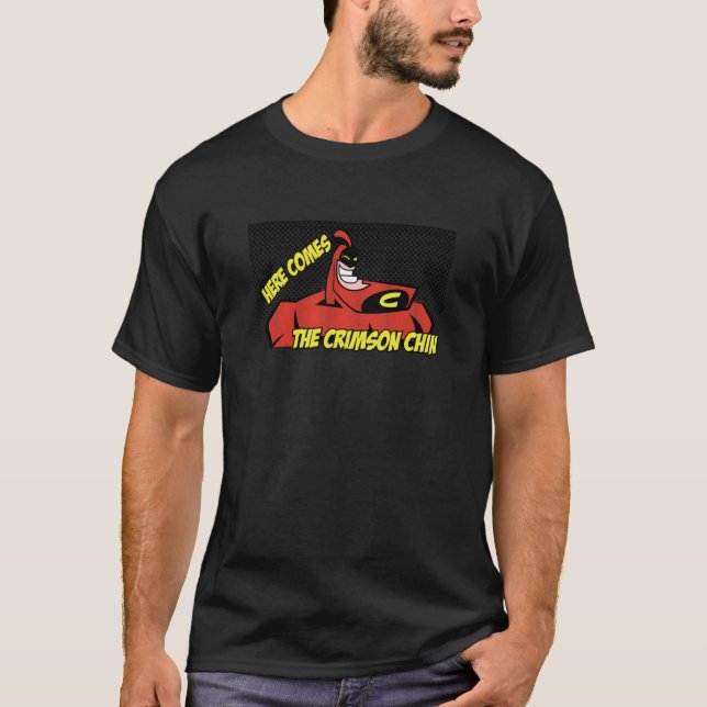 Crimson Chin Tecknad Classic T Shirt (Framsida)