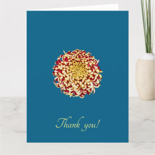 Crimson Chrysanthemum Tack Kort