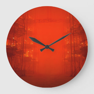 Crimson Core Martian Colony Stor Klocka