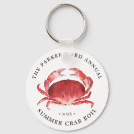 Crimson Crab | Crab Boil Event Nyckelring