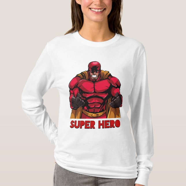 "Crimson Crusader" T Shirt (Framsida)