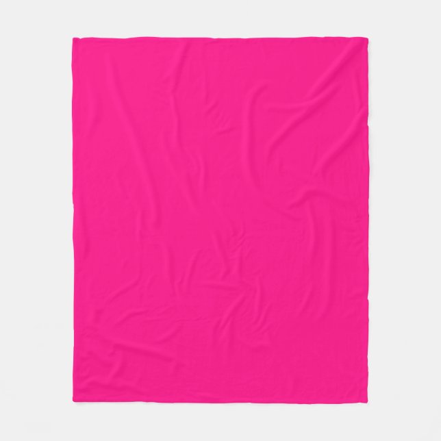 Crimson Deep Rosa Festive Fleecefilt (Framsidan)