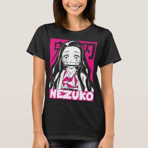 Crimson Demon Charmer: Nezuko Anime-Inspired T Shirt