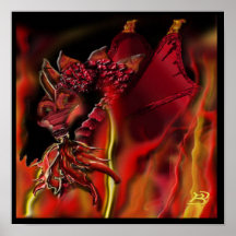 Crimson Dron Poster