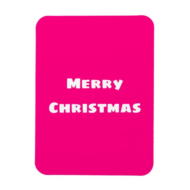 Crimson Festive God jul Magnet (Vertikal)