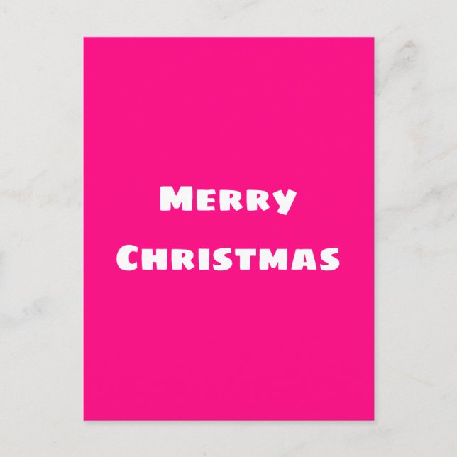 Crimson Festive God jul Vykort (Framsida)