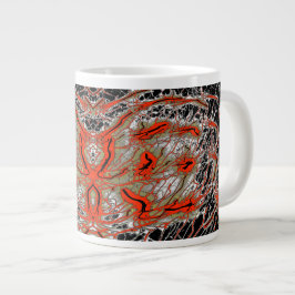 Crimson Fluxwave Jumbo Mug Mugg