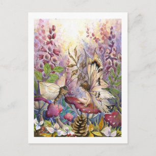 Crimson Foxglove Vykort