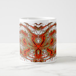 Crimson Fractalcore Jumbo Mug Mugg