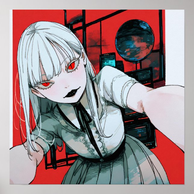 Crimson Gaze Poster (Framsidan)