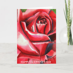 Crimson Glory Ro Valentine Day-kort Helgkort