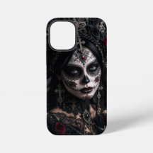 Crimson Gothic Calavera – Svart Ros