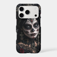 Crimson Gothic Calavera – Svart Ros
