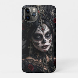 Crimson Gothic Calavera – Svart Ros