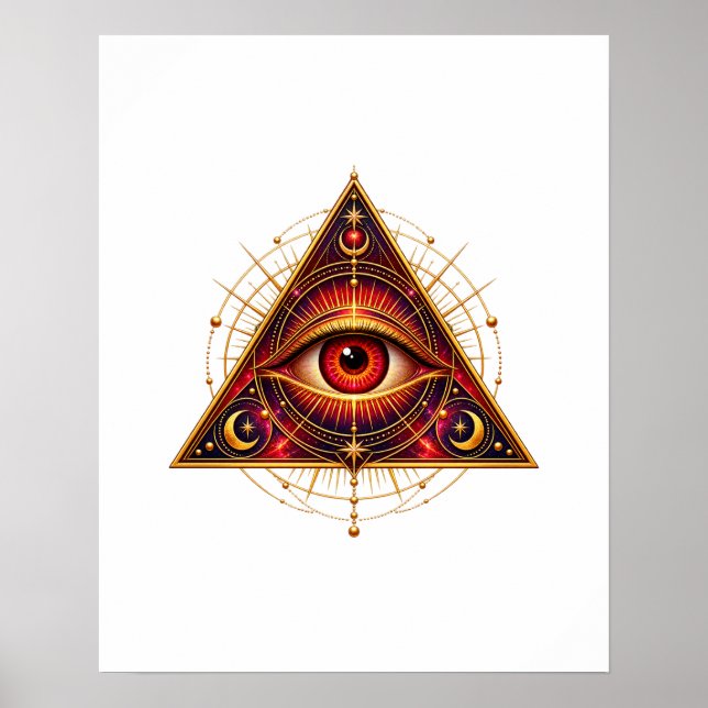 Crimson Guardian Eye Affisch (Framsidan)