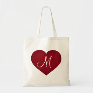 Crimson Heart - monogram Tygkasse