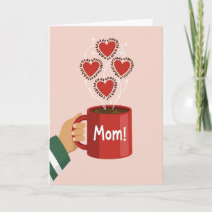 Crimson Hearts Mors Dag Mugg Kort