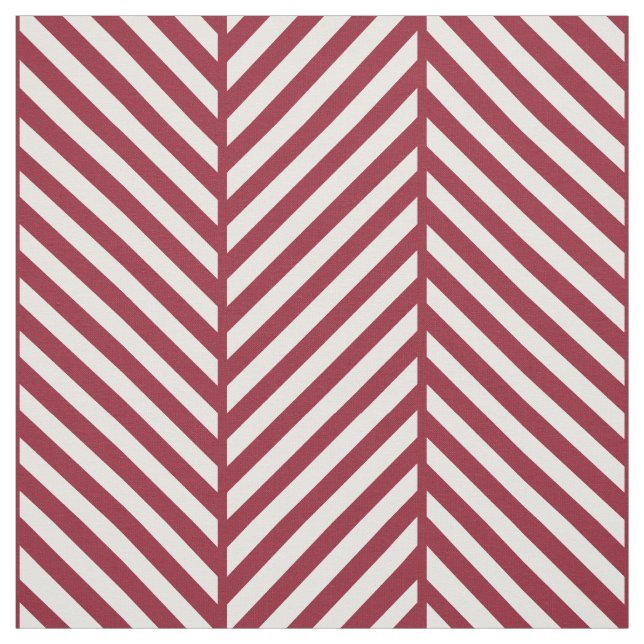 Crimson Herringbone Large  Tyg (Provkarta)