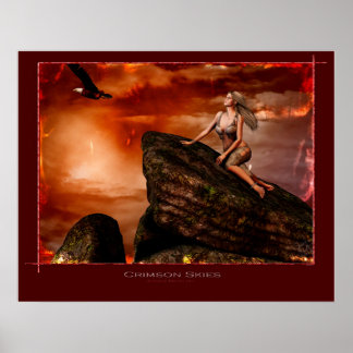 Crimson Himlar Poster
