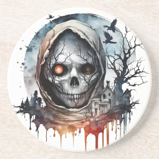 Crimson Hollow: Underlägg med fördärvad skullgrova (Framsidan)