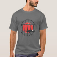 Crimson Horizon: Röda Sol bakom Pub T-Shirt