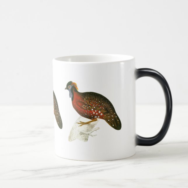 Crimson Horned Pheasant Magisk Mugg (Höger)
