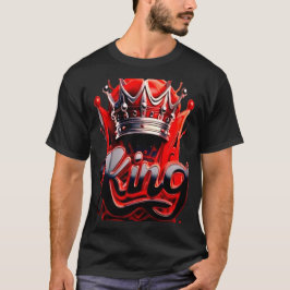 Crimson King Silver Crown - Urban Streetwear Editi T Shirt