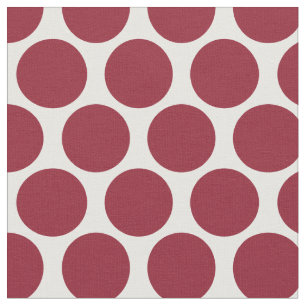 Crimson Mod Dots Tyg