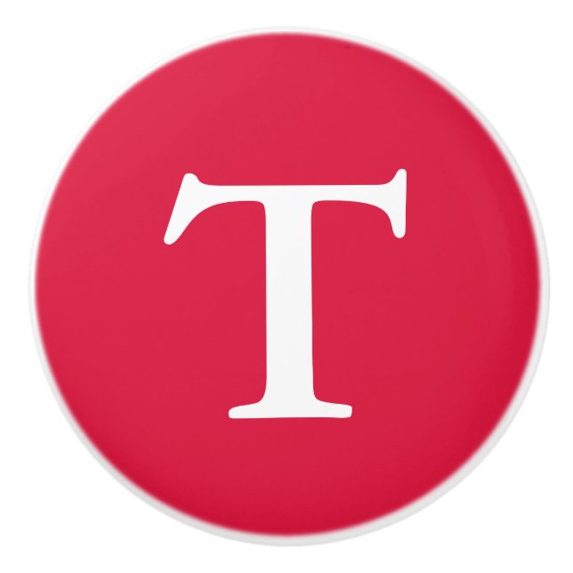 Crimson Monogrammed Knopp (Framsidan)