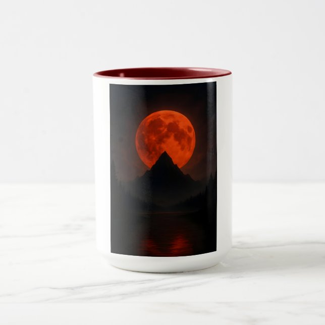 Crimson Moonrise Mountain Mugg (Center)
