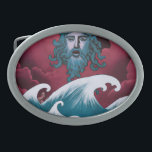 Crimson Neptune Oljemålning<br><div class="desc">Artwork by Brady Arnold</div>