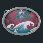 Crimson Neptune Oljemålning<br><div class="desc">Artwork by Brady Arnold</div>