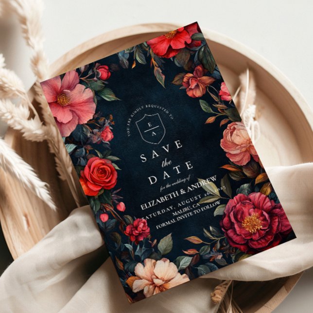 Crimson Noir Bröllop Spara Datumet (Skapare uppladdad)