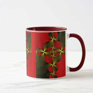 Crimson omkullkastar kor mugg