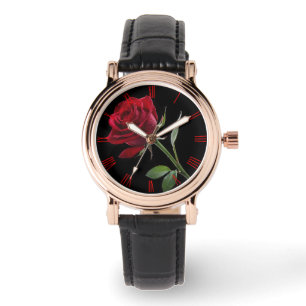 Crimson on Ebony: the Single Röd ros, Armbandsur