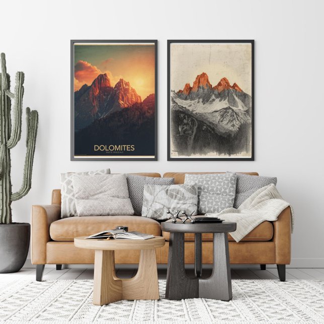Crimson Peaks – Vintage Dolomites Resa  Poster (Skapare uppladdad)