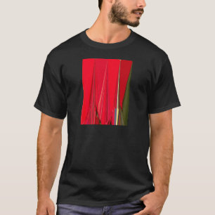 Crimson Petal Symphony: Ett mästerverk i röd desig T-shirt