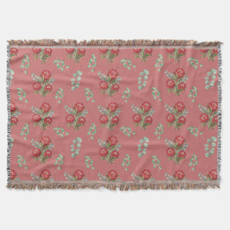 Crimson Protea Bouquet Watercolor Filt