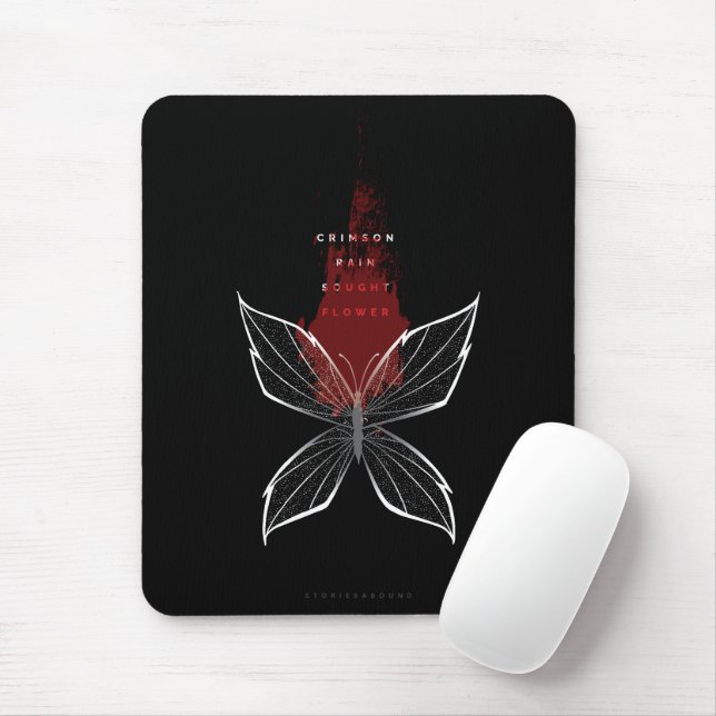 Crimson Rain sökte Flower Wraith Butterfly Musmatta (Med mus)