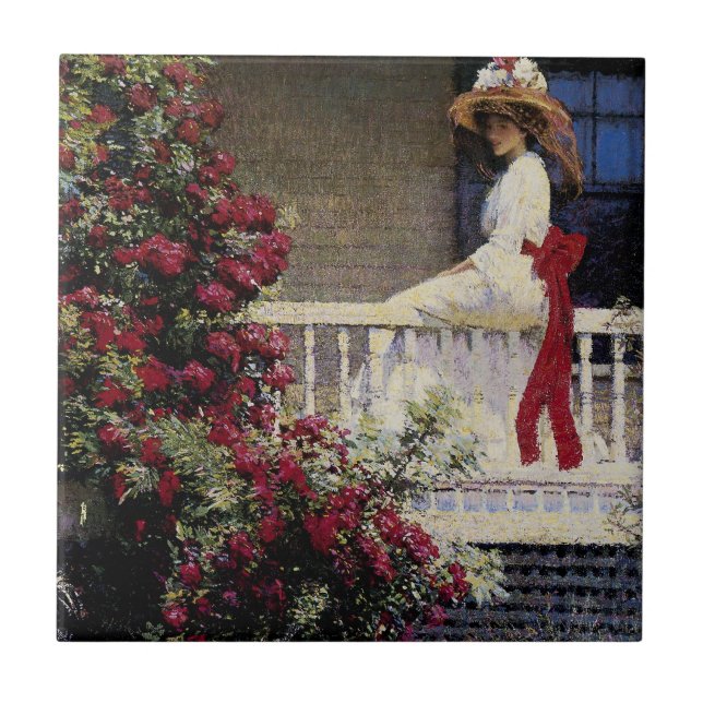 Crimson Rambler Kakelplatta (Framsidan)