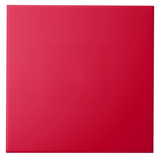 Crimson Red Ceramic Tile. Kakelplatta (Framsidan)