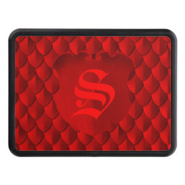 Crimson Red Dragon Skydd För Dragkrok