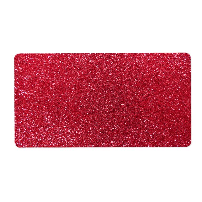 Crimson Red glitter Fraktsedel (Framsidan)