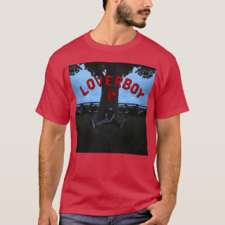 Crimson Red Lover Boy Album Cover flicka T Shirt