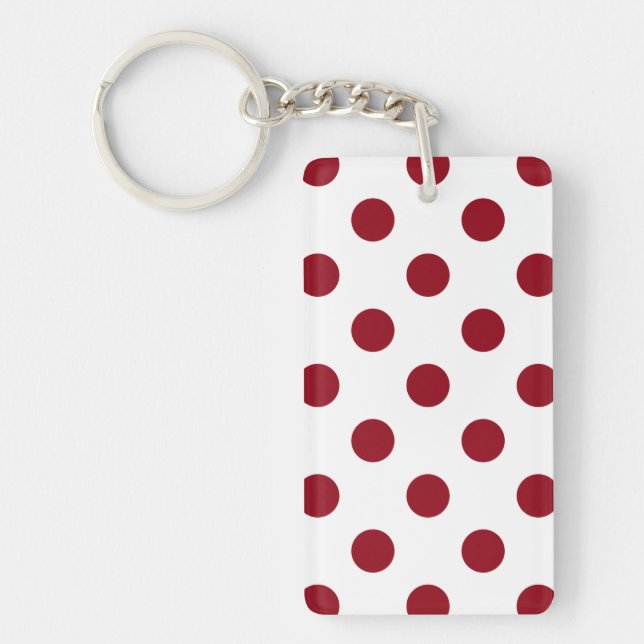 Crimson Red Polka dots Circles (Framsidan)