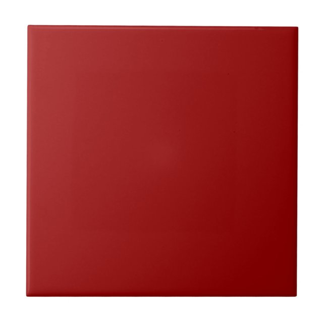 Crimson Red Solid Färg Kakelplatta (Framsidan)