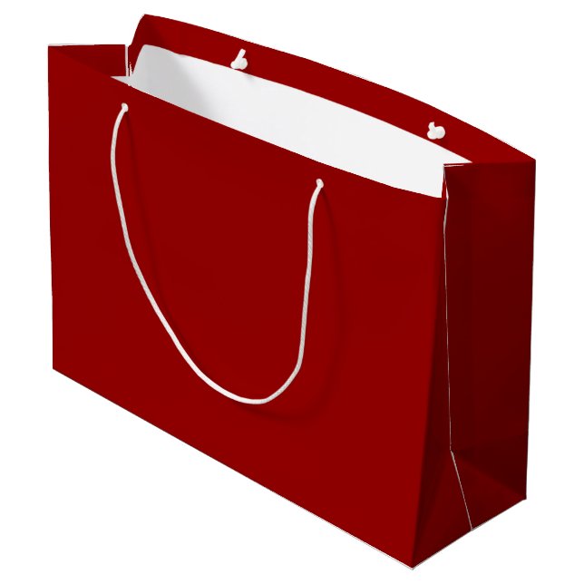 Crimson Red Solid Färg | Klassisk | ELEGANT (Baksidan Vinklad)