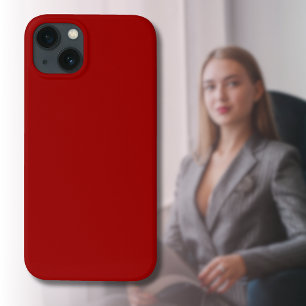 Crimson Red Solid Färg   Klassisk   ELEGANT