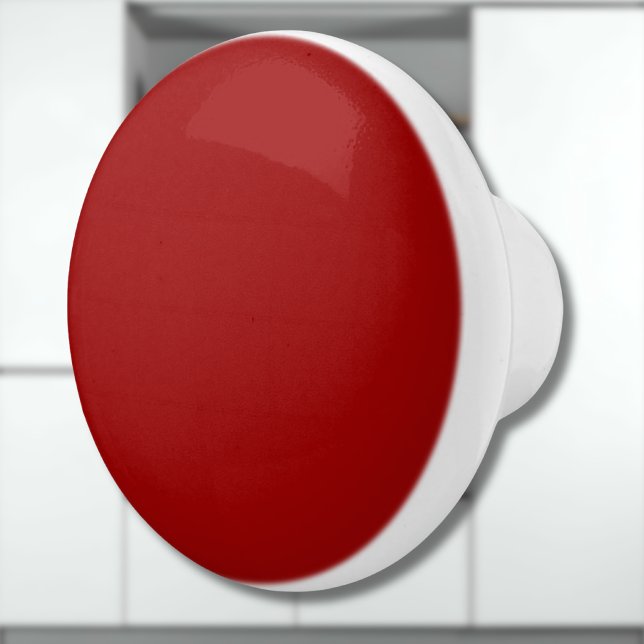 Crimson Red Solid Färg | Klassisk | ELEGANT Knopp (Skapare uppladdad)